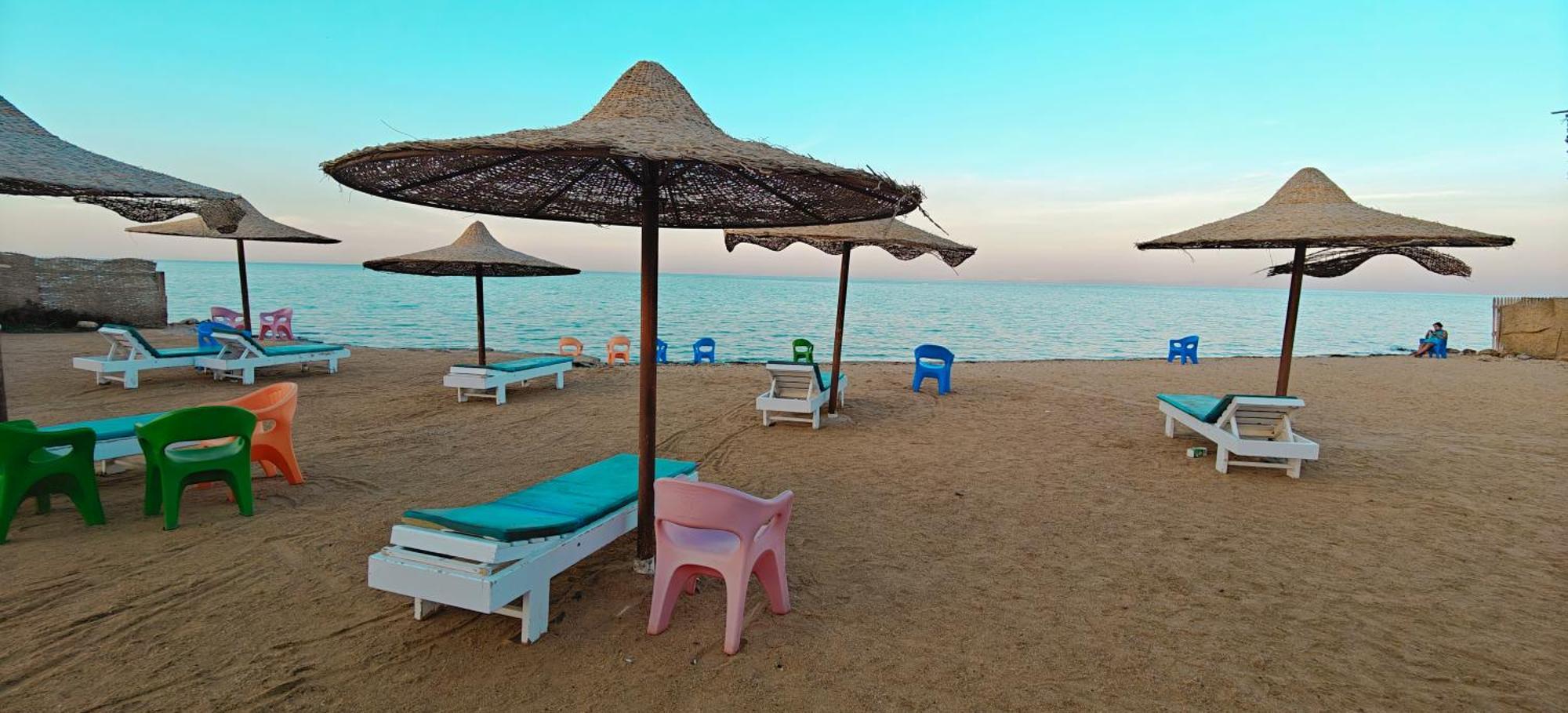 Casablanca Beach Direct Sea View Tow Bedroom Apartment Hurghada Zimmer foto